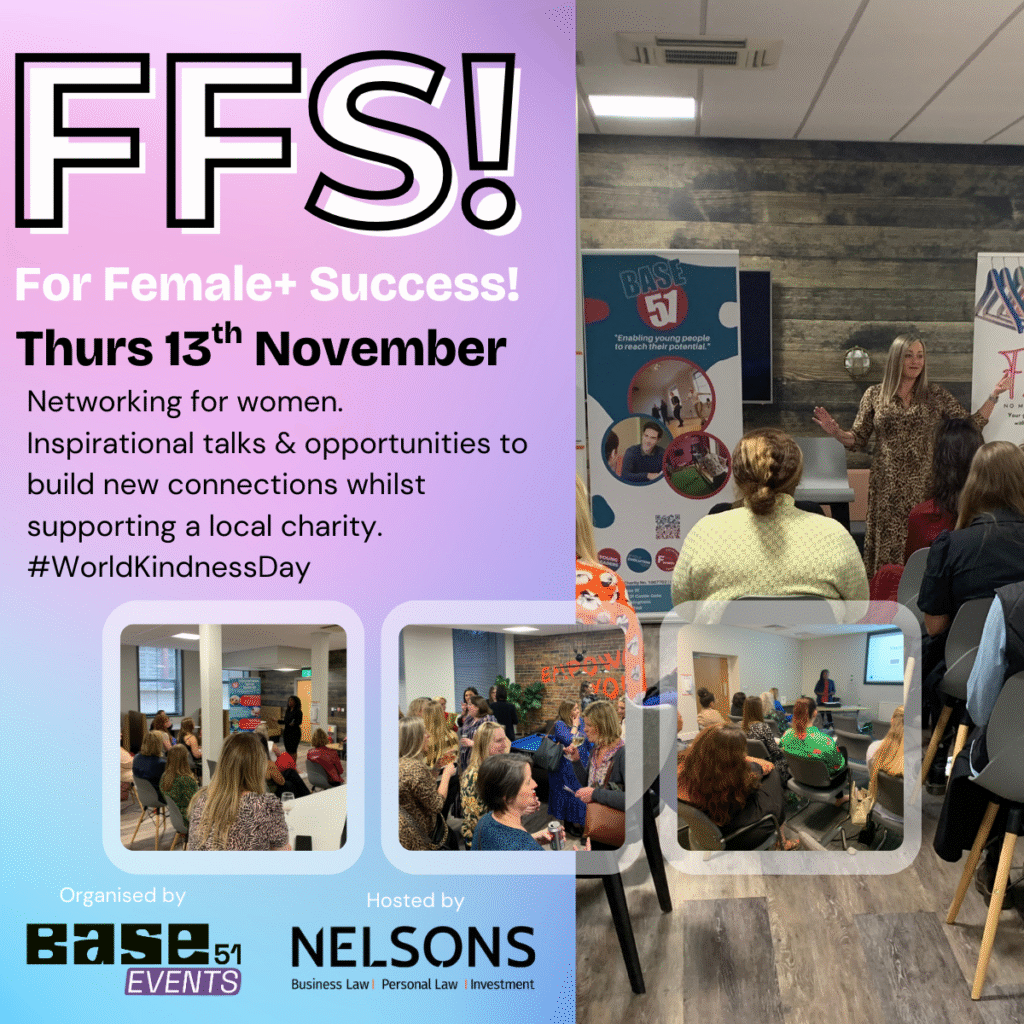 For Female Success event, 23rd November. Images of previous events, women sitting and listening to talks.